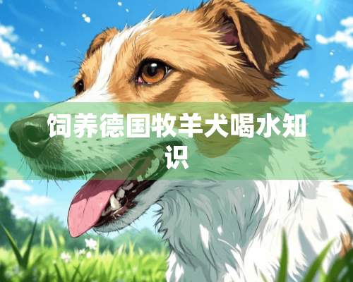 饲养德国牧羊犬喝水知识