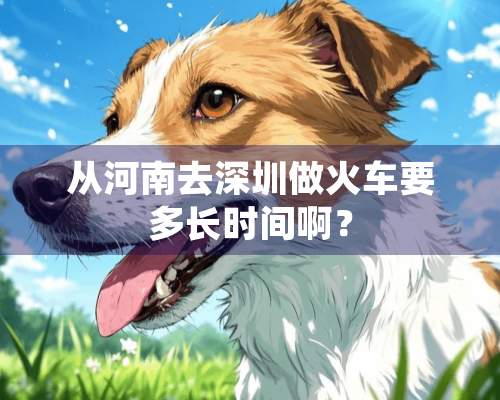 从河南去深圳做火车要多长时间啊？