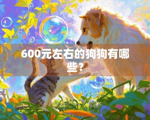 600元左右的狗狗有哪些？