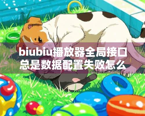 biubiu播放器全局接口总是数据配置失败怎么回事