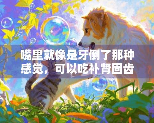 嘴里就像是牙倒了那种感觉，可以吃补肾固齿丸吗