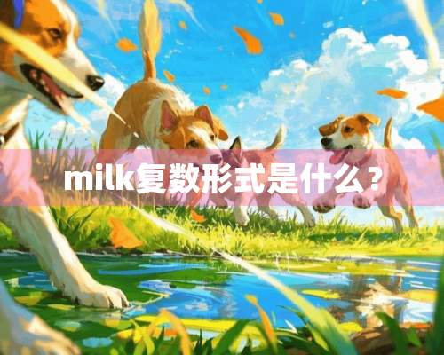 milk复数形式是什么？