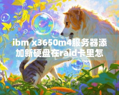 ibm x3650m4服务器添加新硬盘在raid卡里怎么设置