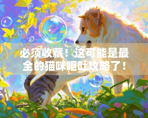 必须收藏！这可能是最全的猫咪呕吐攻略了！