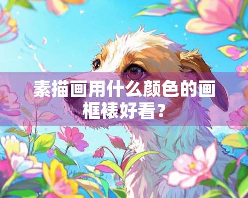 素描画用什么颜色的画框裱好看？