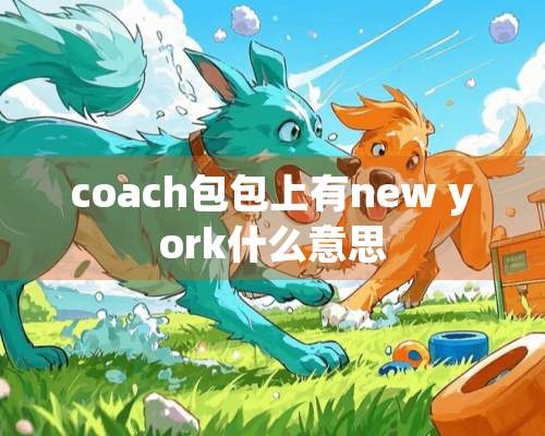 coach包包上有new york什么意思