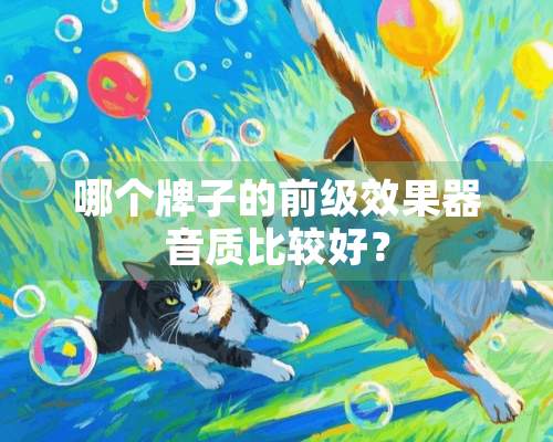 哪个牌子的前级效果器音质比较好？