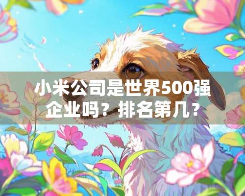 小米公司是世界500强企业吗？排名第几？