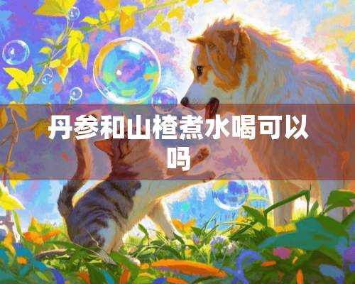 丹参和山楂煮水喝可以吗