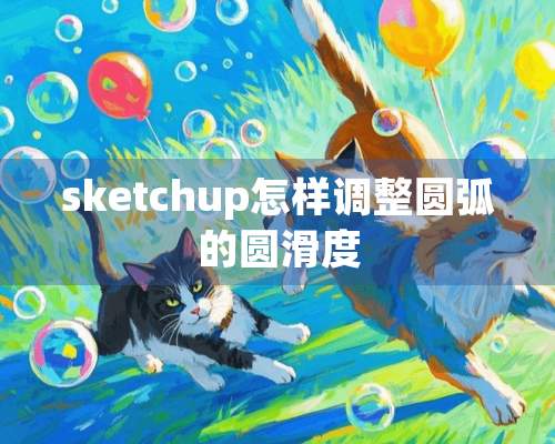 sketchup怎样调整圆弧的圆滑度