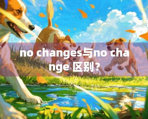 no changes与no change 区别？