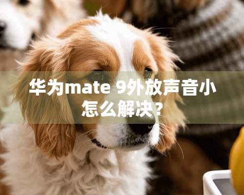 华为mate 9外放声音小怎么解决？