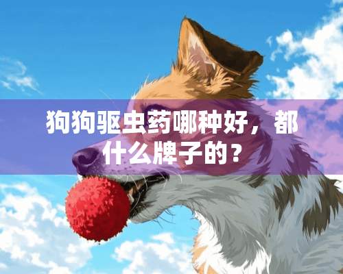 狗狗驱虫药哪种好，都什么牌子的？