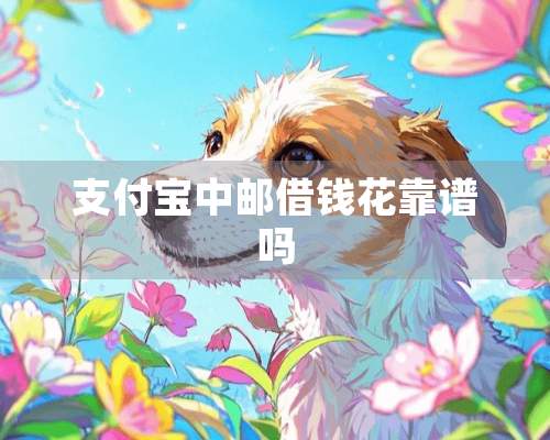 支付宝中邮借钱花靠谱吗