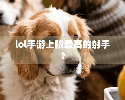 lol手游上限最高的射手？