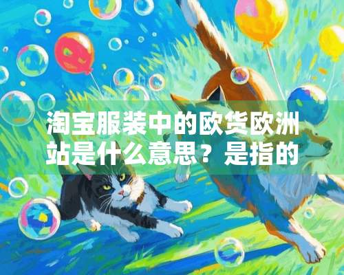 淘宝服装中的欧货欧洲站是什么意思？是指的一种风格