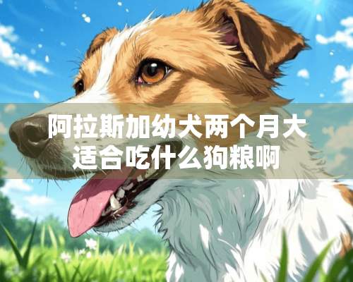 阿拉斯加幼犬两个月大适合吃什么狗粮啊