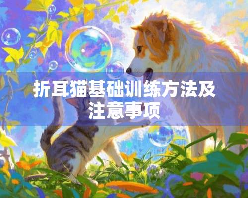 折耳猫基础训练方法及注意事项