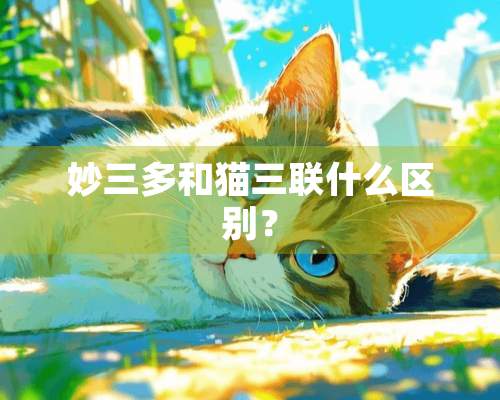 妙三多和猫三联什么区别？