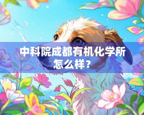 中科院成都有机化学所怎么样？