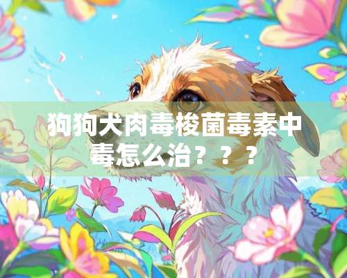 狗狗犬肉毒梭菌毒素中毒怎么治？？？