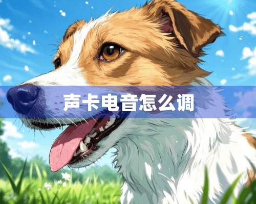 声卡电音怎么调