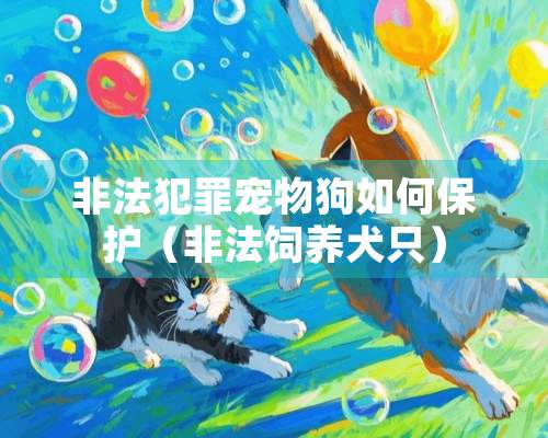 非法犯罪宠物狗如何保护（非法饲养犬只）