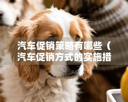 汽车促销策略有哪些（汽车促销方式的实施措施和主要特点）