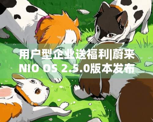 用户型企业送福利|蔚来NIO OS 2.5.0版本发布，升级多项重磅功能