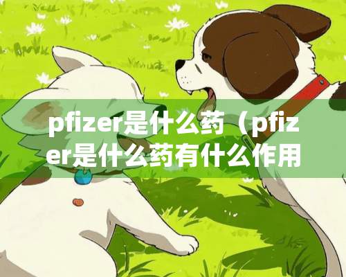 pfizer是什么药（pfizer是什么药有什么作用）