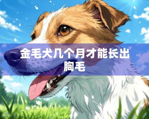 金毛犬几个月才能长出胸毛