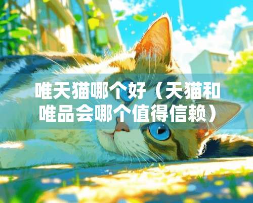 唯天猫哪个好（天猫和唯品会哪个值得信赖）