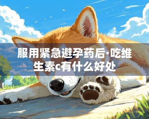 服用紧急避孕药后·吃维生素c有什么好处