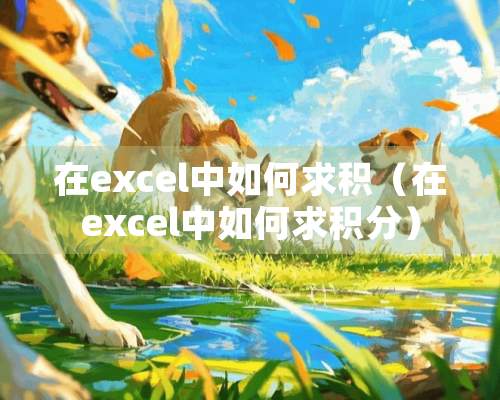 在excel中如何求积（在excel中如何求积分）