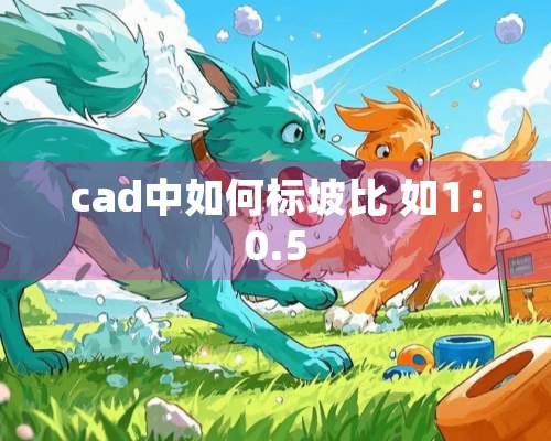 cad中如何标坡比 如1：0.5