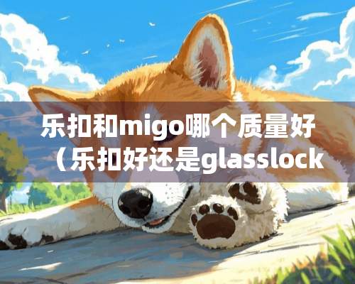 乐扣和migo哪个质量好（乐扣好还是glasslock好）