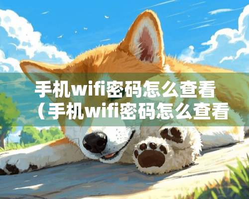 手机wifi密码怎么查看（手机wifi密码怎么查看密码）