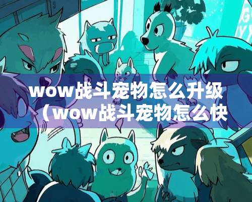 wow战斗宠物怎么升级（wow战斗宠物怎么快速升级）