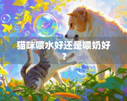 猫咪喂水好还是喂奶好？