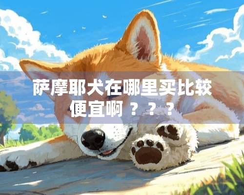 萨摩耶犬在哪里买比较便宜啊 ？？？