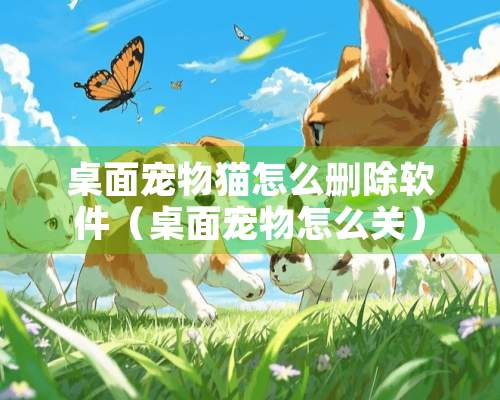 桌面宠物猫怎么删除软件（桌面宠物怎么关）