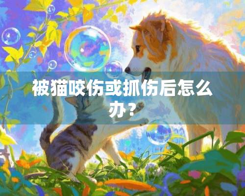 被猫咬伤或抓伤后怎么办？