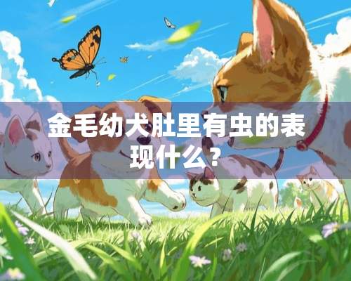 金毛幼犬肚里有虫的表现什么？