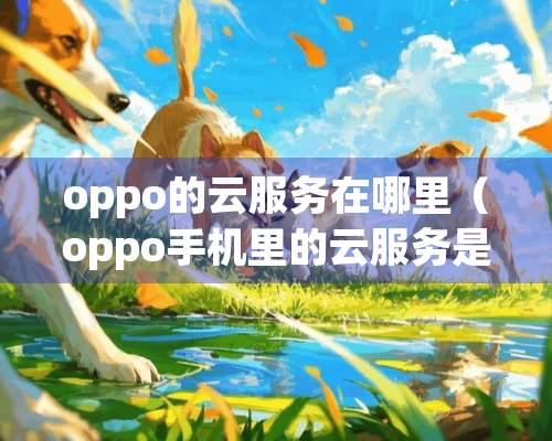 oppo的云服务在哪里（oppo手机里的云服务是干什么的）