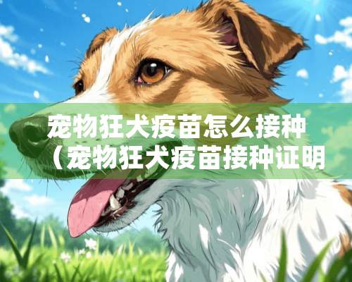 宠物狂犬疫苗怎么接种（宠物狂犬疫苗接种证明模板）