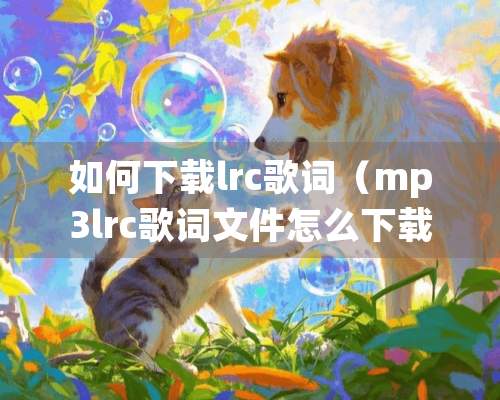 如何下载lrc歌词（mp3lrc歌词文件怎么下载）