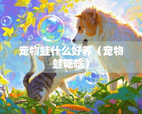 宠物蛙什么好养（宠物蛙吃啥）