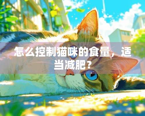 怎么控制猫咪的食量，适当减肥？