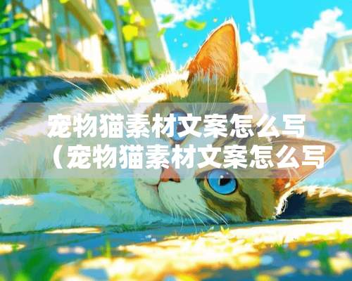 宠物猫素材文案怎么写（宠物猫素材文案怎么写好看）