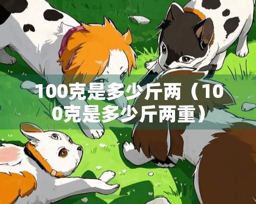 100克是多少斤两（100克是多少斤两重）